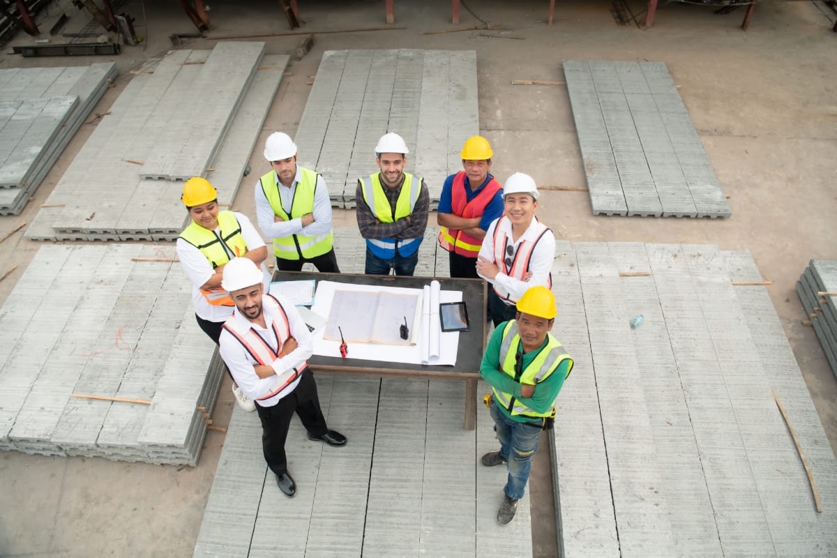 Group of workers JW Civils Construction & Groundworks